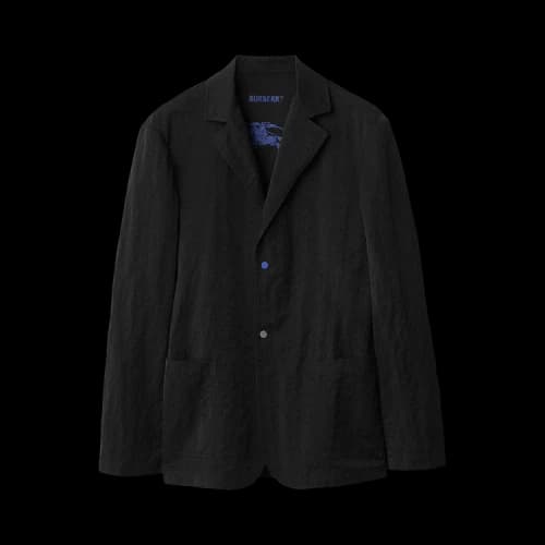 Burberry Single Button Blazer Black