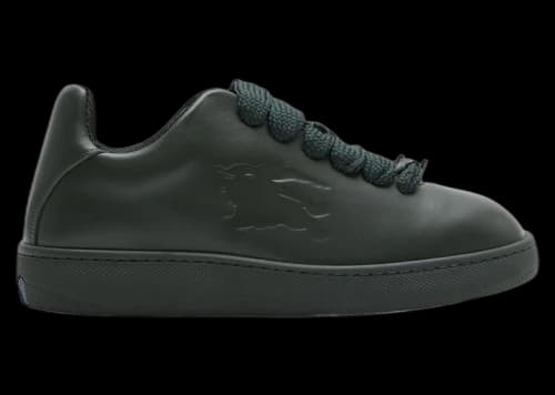Burberry Leather Box Sneaker Dark Green