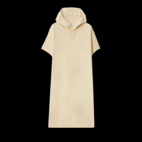 Burberry Towelling Hooded Dress 'Calico'