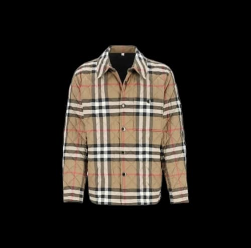 Burberry Forres Diamond Quilted Jacket Taupe Brown