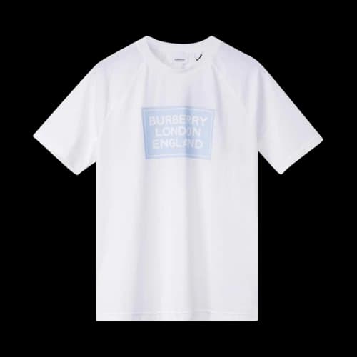 Burberry Margot Logo Print Short-Sleeve Cotton T-Shirt 'White'
