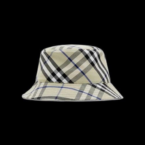 Burberry Check Blend Bucket Hat 'Lichen'