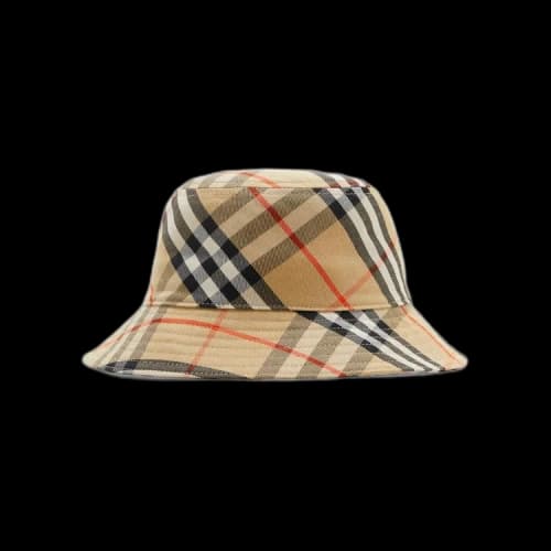 Burberry Checked Bucket Hat 'Sand'