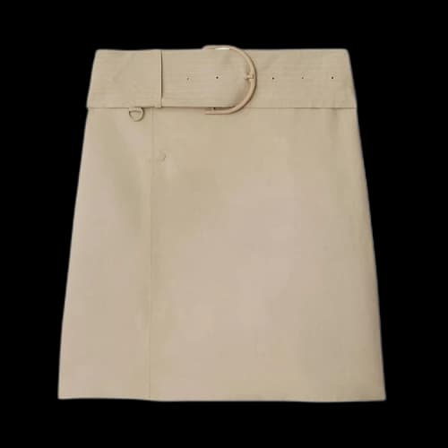 Burberry Betted Skirt 'Oat'