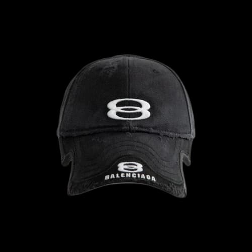 Balenciaga Double Unity Cap 'Black/White'