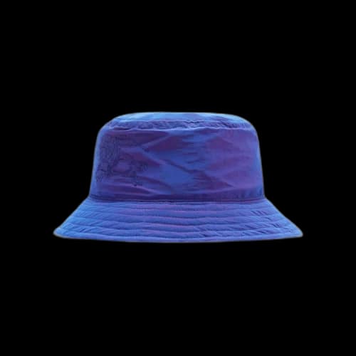 Burberry Holographic Taffeta Bucket Hat Electric Purple