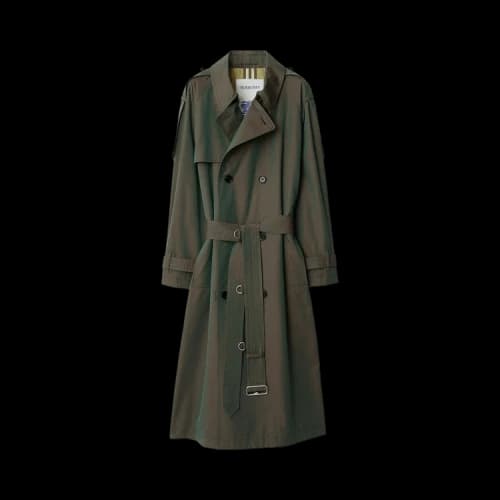 Burberry Belted Trench Coat 'Antique Green'