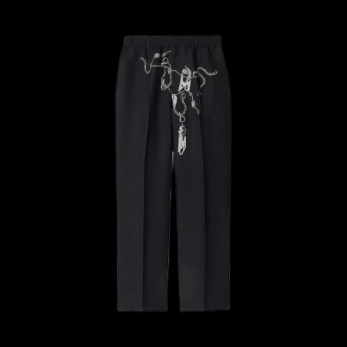 Burberry Trousers 'Silver/Black'