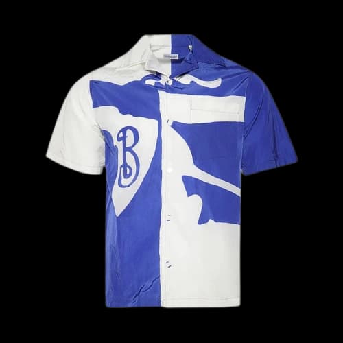 Burberry Two Tone Shirt 'Knight Pattern'