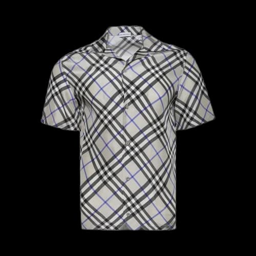 Burberry Collared Shirt 'Lichen Check'