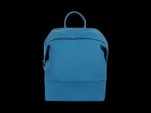 Bottega Veneta Leather Backpack Blue