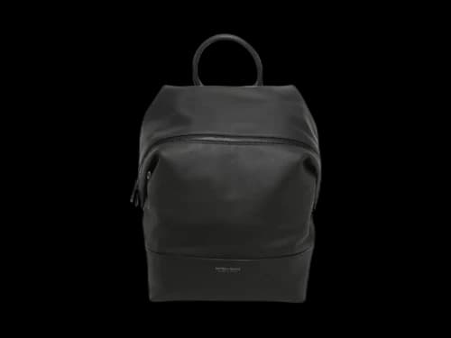 Bottega Veneta Leather Backpack Black