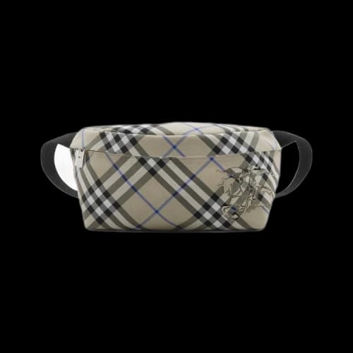 Burberry Check Belt Bag 'Lichen'