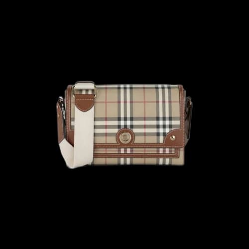 Burberry Medium Note Bag Briar Brown