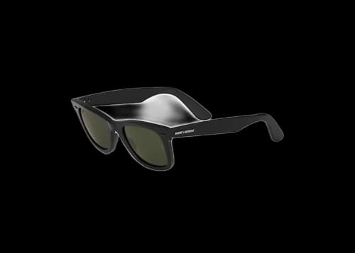 Saint Laurent x Ray-Ban Wayfarer Sunglasses Black