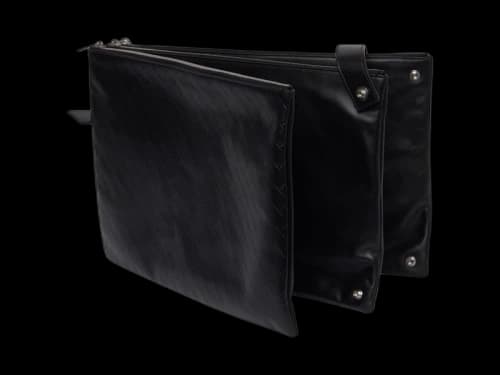 Bottega Veneta 3-Compartment Crossbody Bag Black