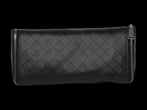 Bottega Veneta Leather Clutch Black