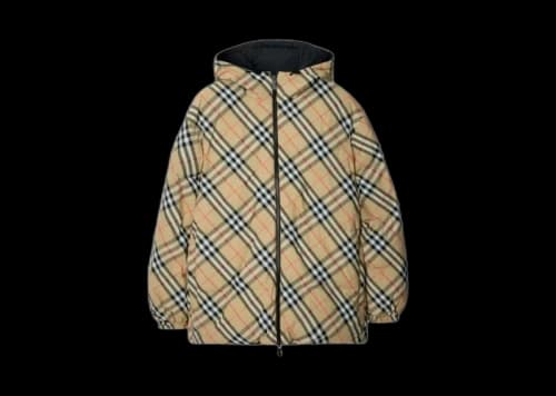 Burberry Check Nylon Padded Jacket Multi