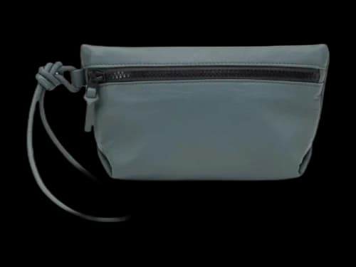 Bottega Veneta Leather Clutch Grey