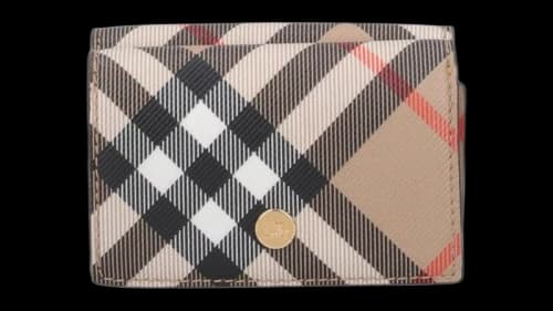 Burberry Compact Book Wallet Beige