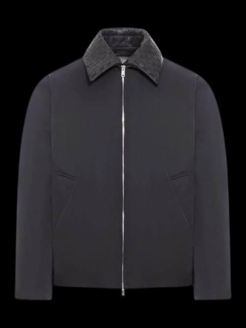 Bottega Veneta Nylon Tech Bomber Black