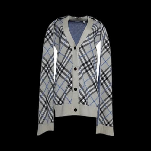 Burberry St. Bonded Check Cape 'Lichen Check'