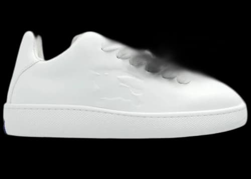Burberry EKD Embossed Box Low White Women's