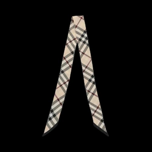 Burberry Large Vintage Check Silk Scarf Stone