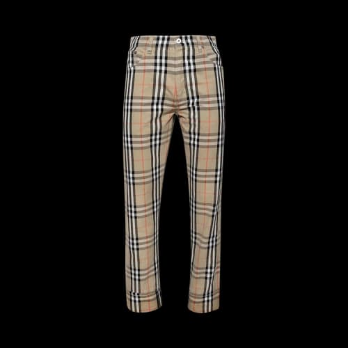 Burberry Check Pants 'Sand'
