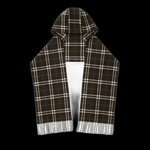 Burberry Hooded Cashmere Scarf 'Snug'