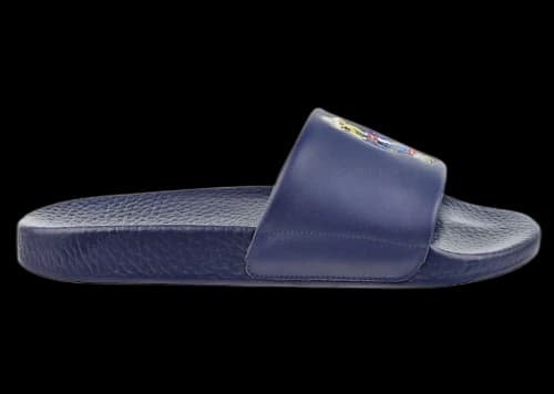 Polo Ralph Lauren Cowboy Polo Bear Slide Navy