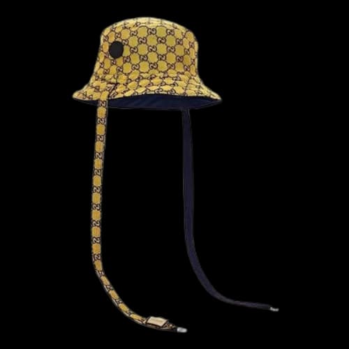 Gucci GG Reversible Bucket Hat 'Yellow Blue'