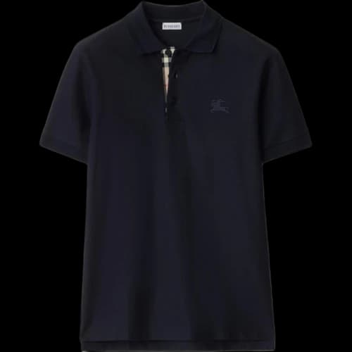 Burberry 26 Cotton Polo Shirt 'Coal Blue'