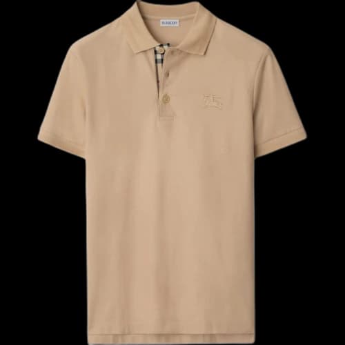 Burberry 26 Cotton Polo Shirt 'Soft Fawn Beige'