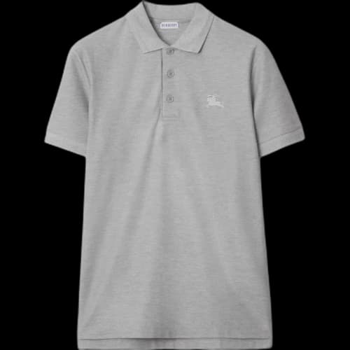 Burberry 26 Cotton Polo Shirt 'Pale Grey'