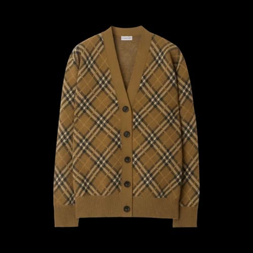 Burberry Wool Check Cardigan 'Shrew'