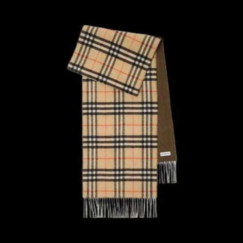 Burberry Vintage Check Scarf 'Sand/Bison'