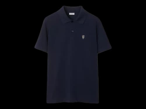 Burberry Logo Embroidered Regular Fit Polo Shirt 80998841 Storm
