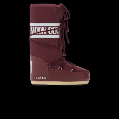 Moon Boot Icon Nylon Boot Burgundy