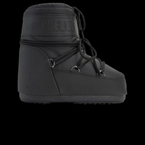 Moon Boot Icon Rubber Low Boot Black
