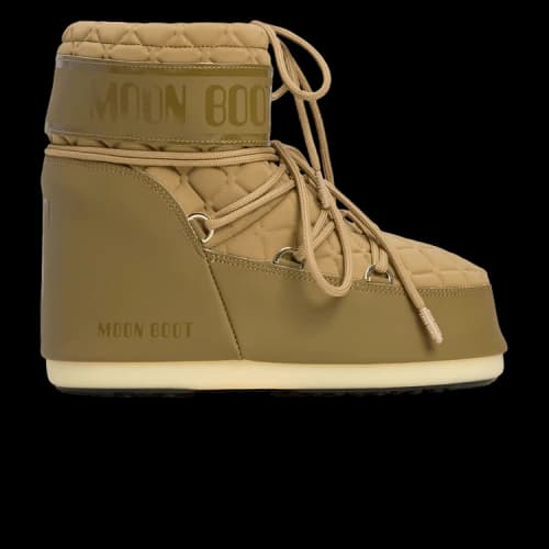 Moon Boot Icon Quilt Low Boot Caramel