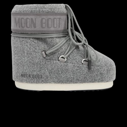 Moon Boot Icon Felt Low Boot Grey