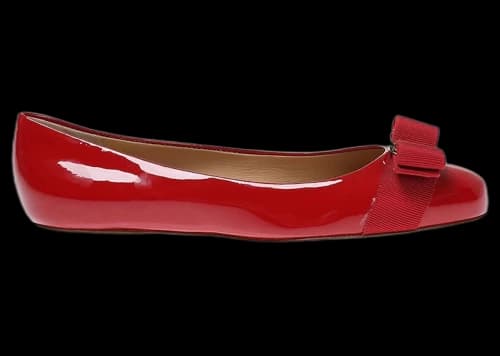 Ferragamo Mini Varina Ballerinas Red (Kids)