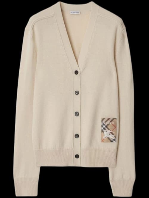Burberry Ekd WW Cardigan Nutmeg