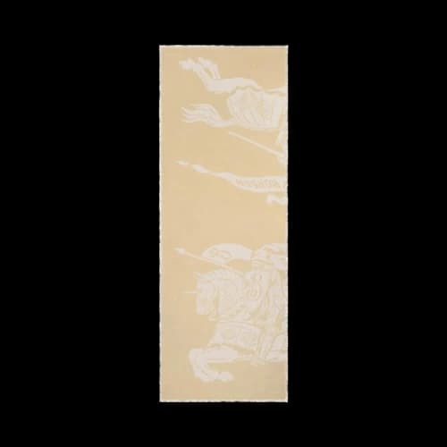 Burberry Large Ekd Lw Scarf 'Sand'