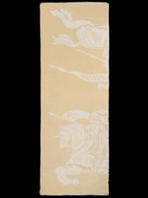 Burberry Mu Large Ekd Lw Scarf Sand