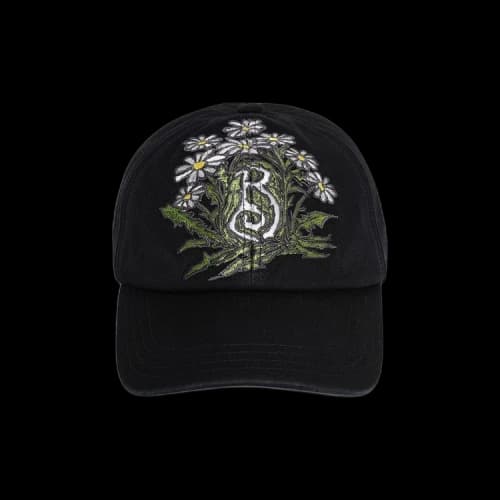 Burberry Daisy B Gabardine Baseball Cap 'Black'