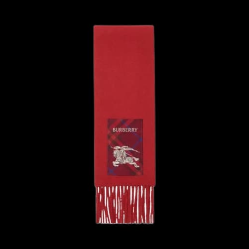 Burberry Solid Label Scarf Rust