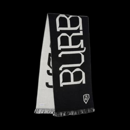 Burberry Logo Wool ScarfPrice 'Black'