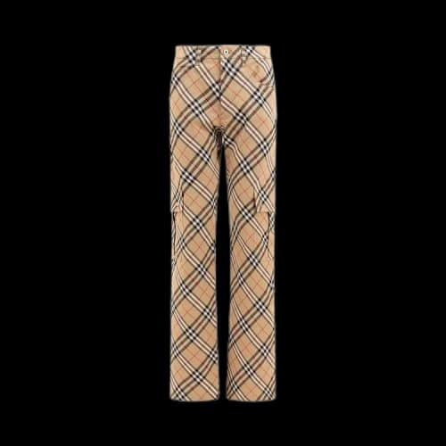 Burberry Wide Leg Trouser 'Teacup/Pasture'
